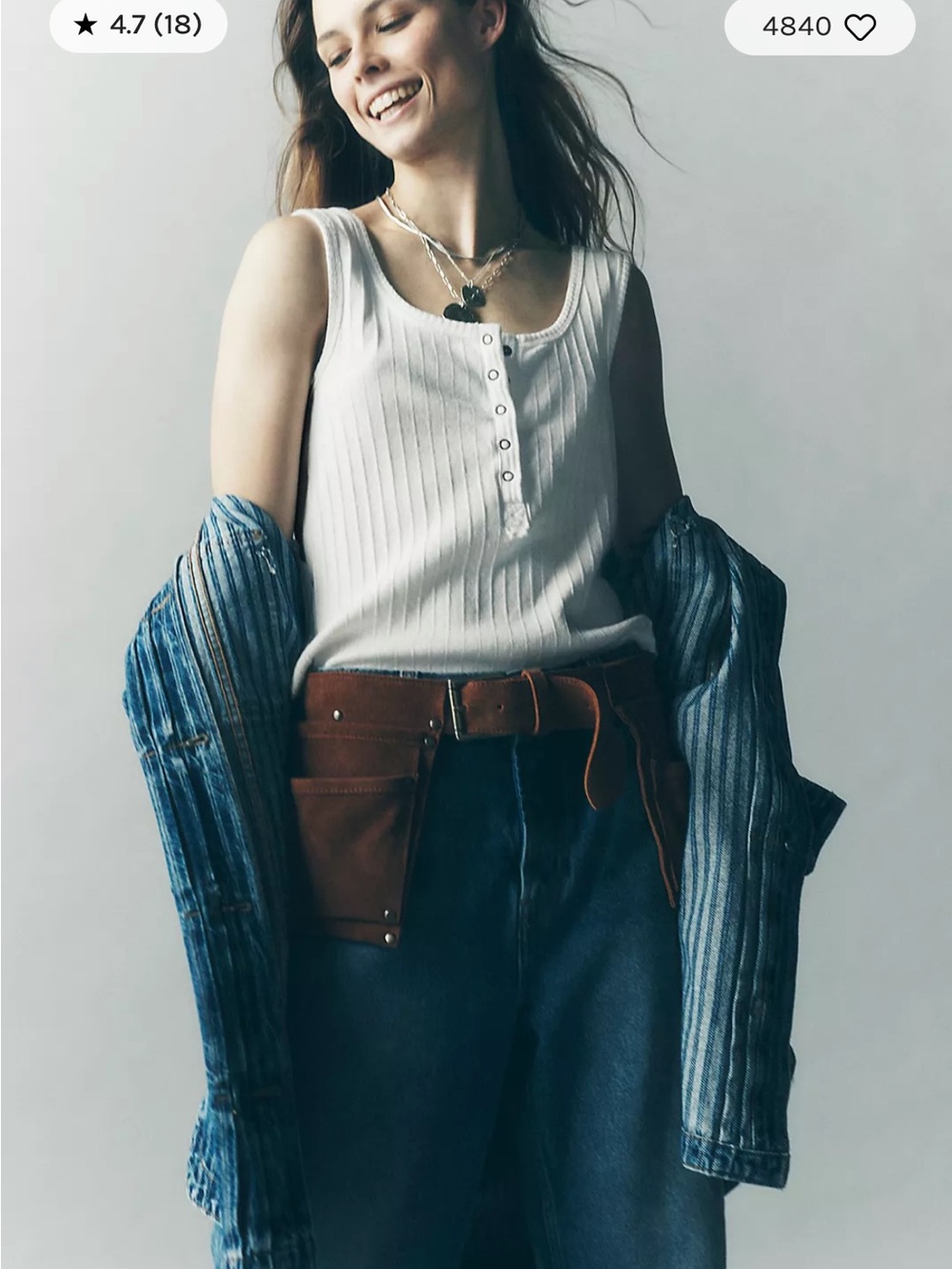 Free People Cargo pocket belt